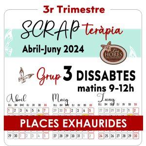 Grup ScrapTeràpia mensual 1 dissabte/mes - places exhaurides