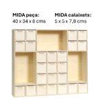 Calendari d'Advent 3 escenes amb mides