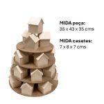 Calendari d'Advent "Pastís de casetes" amb mides