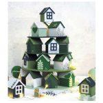 Mostra Calendari d'Advent "Pastís de casetes" decorada pel distribuidor