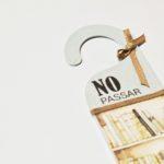 Punt de Llibre "NO passar" de Les Hores Encantades